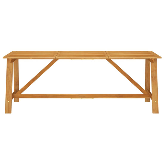 Tuintafel 206x100x74 cm massief acaciahout MeubelReus