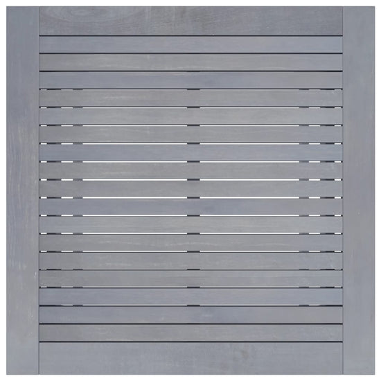 Tuintafel 88x88x74 cm massief acaciahout grijs MeubelReus