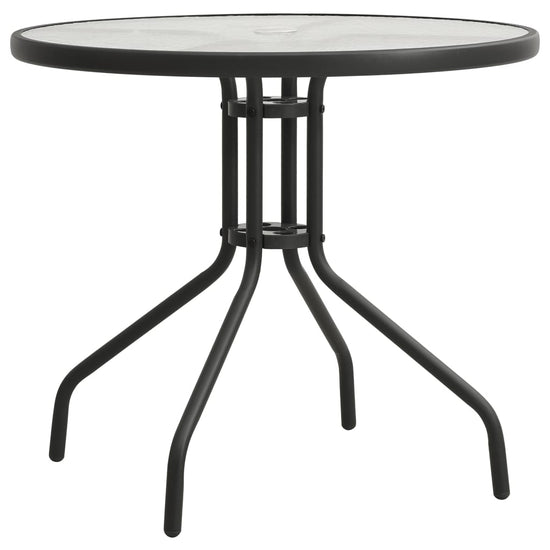 Bistrotafel Ø80x71 cm staal antracietkleurig MeubelReus