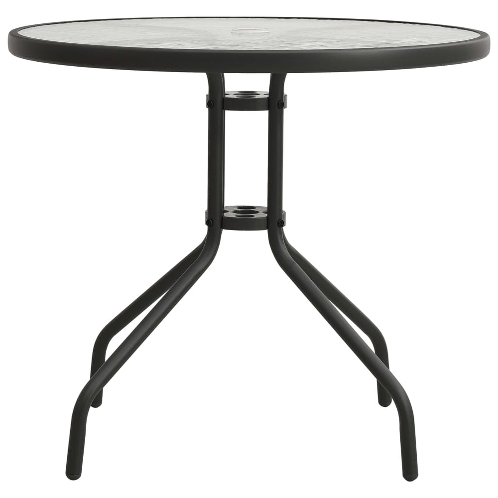 Bistrotafel Ø80x71 cm staal antracietkleurig MeubelReus