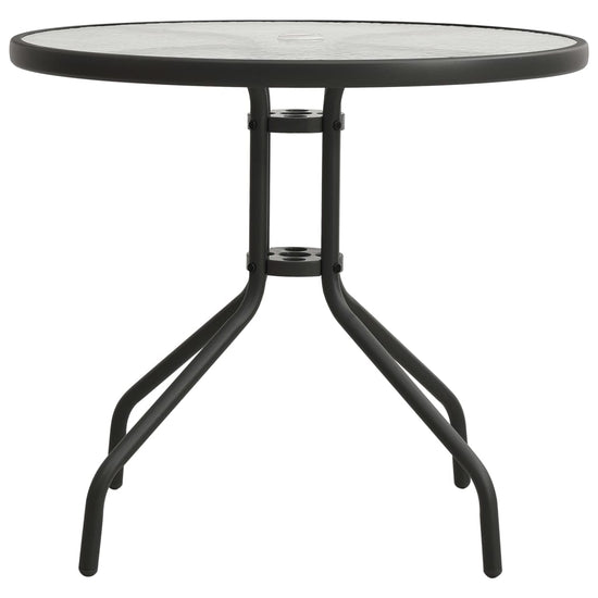 Bistrotafel Ø80x71 cm staal antracietkleurig MeubelReus