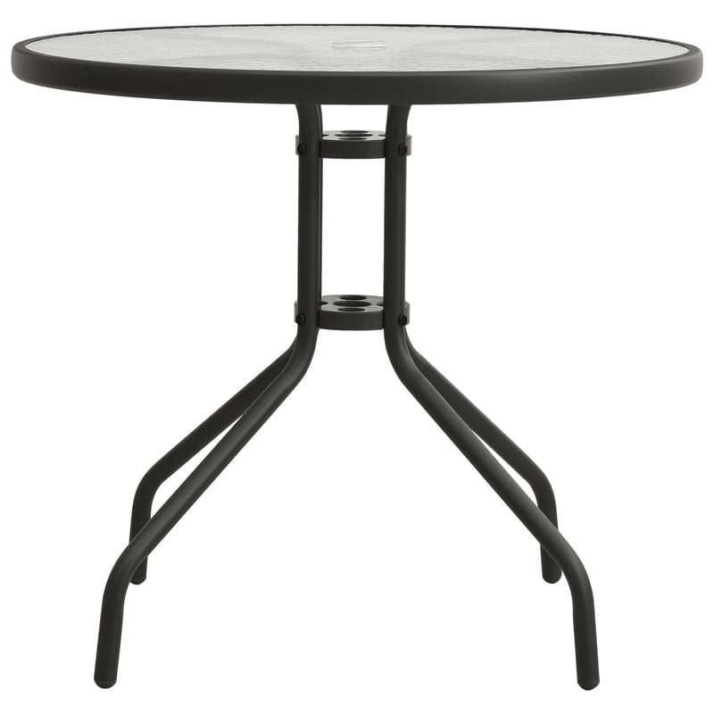 Bistrotafel Ø80x71 cm staal antracietkleurig MeubelReus