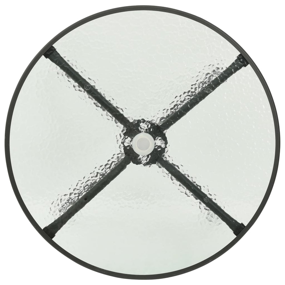 Bistrotafel Ø80x71 cm staal antracietkleurig MeubelReus