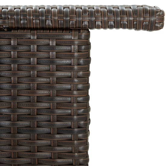 Tuinbartafel 120x55x110 cm poly rattan bruin MeubelReus