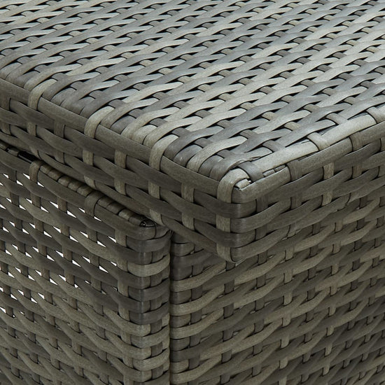 3-delige Barset poly rattan grijs MeubelReus