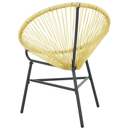 Tuinstoel Acapulco poly rattan beige MeubelReus