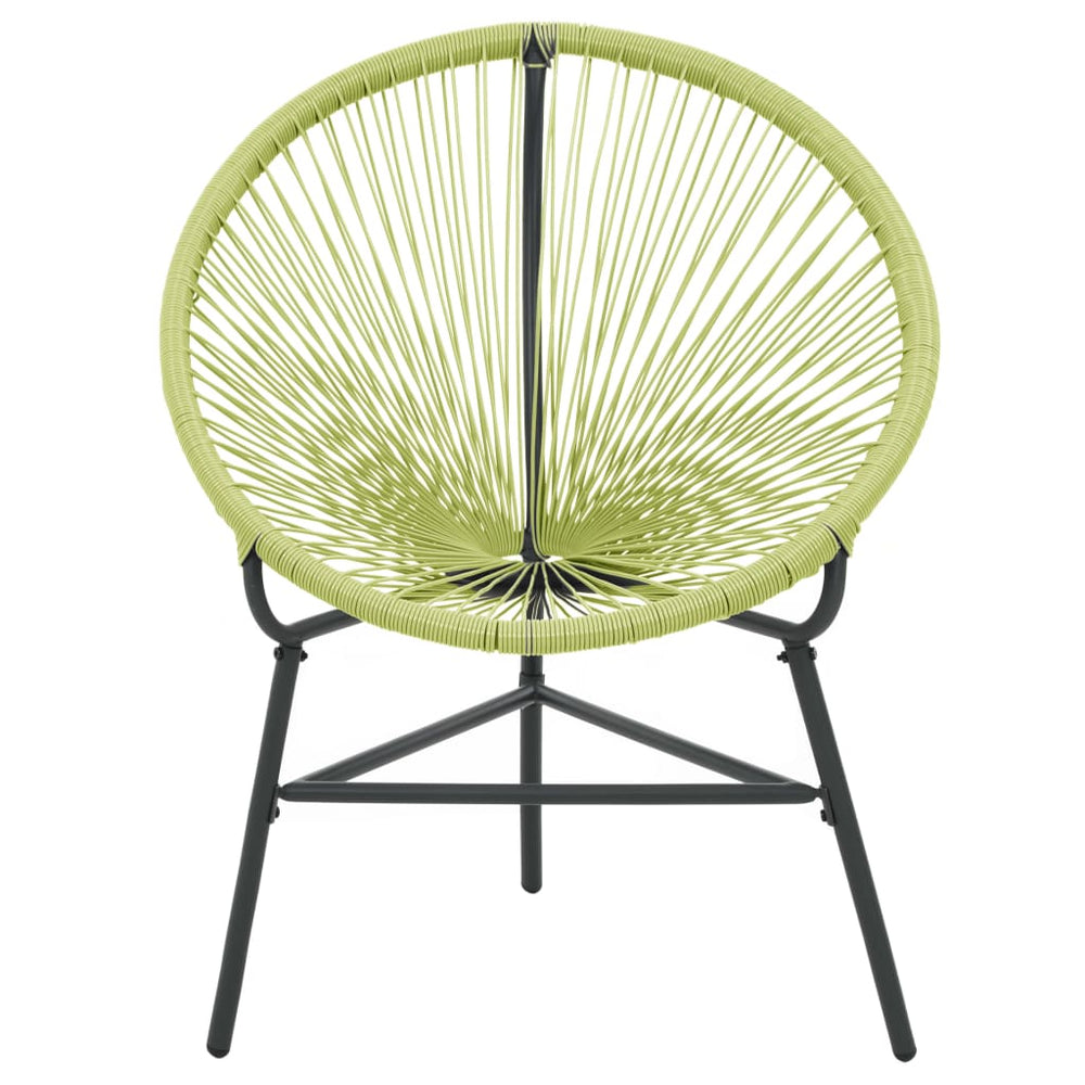 Tuinstoel Acapulco poly rattan groen MeubelReus