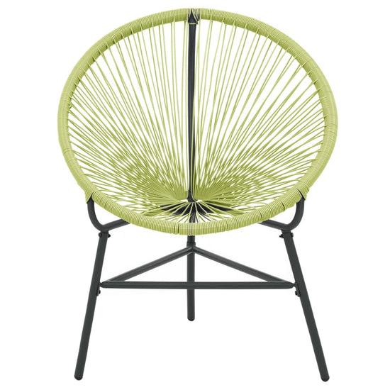 Tuinstoel Acapulco poly rattan groen MeubelReus