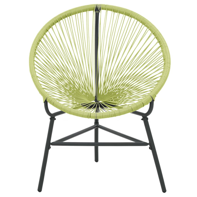 Tuinstoel Acapulco poly rattan groen MeubelReus