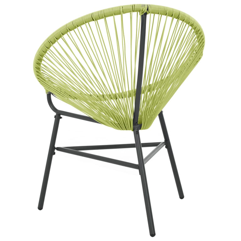 Tuinstoel Acapulco poly rattan groen MeubelReus