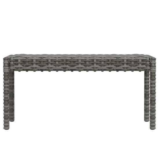 6-delige Loungeset met kussens poly rattan grijs MeubelReus