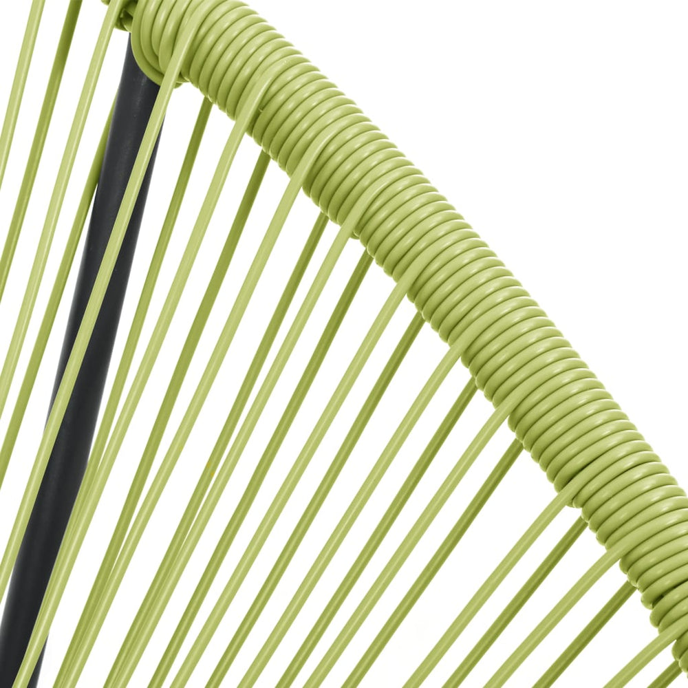 Tuinstoel Acapulco poly rattan groen MeubelReus