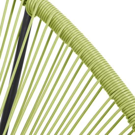 Tuinstoel Acapulco poly rattan groen MeubelReus