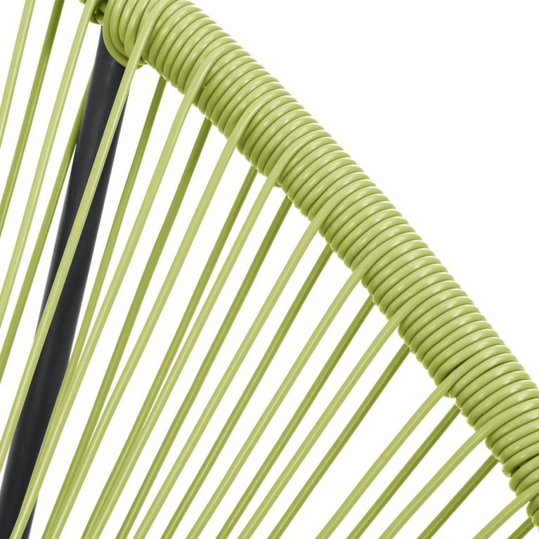 Tuinstoel Acapulco poly rattan groen MeubelReus