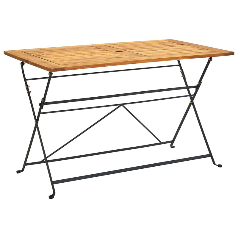 Tuintafel inklapbaar 120x70x74 cm massief acaciahout MeubelReus