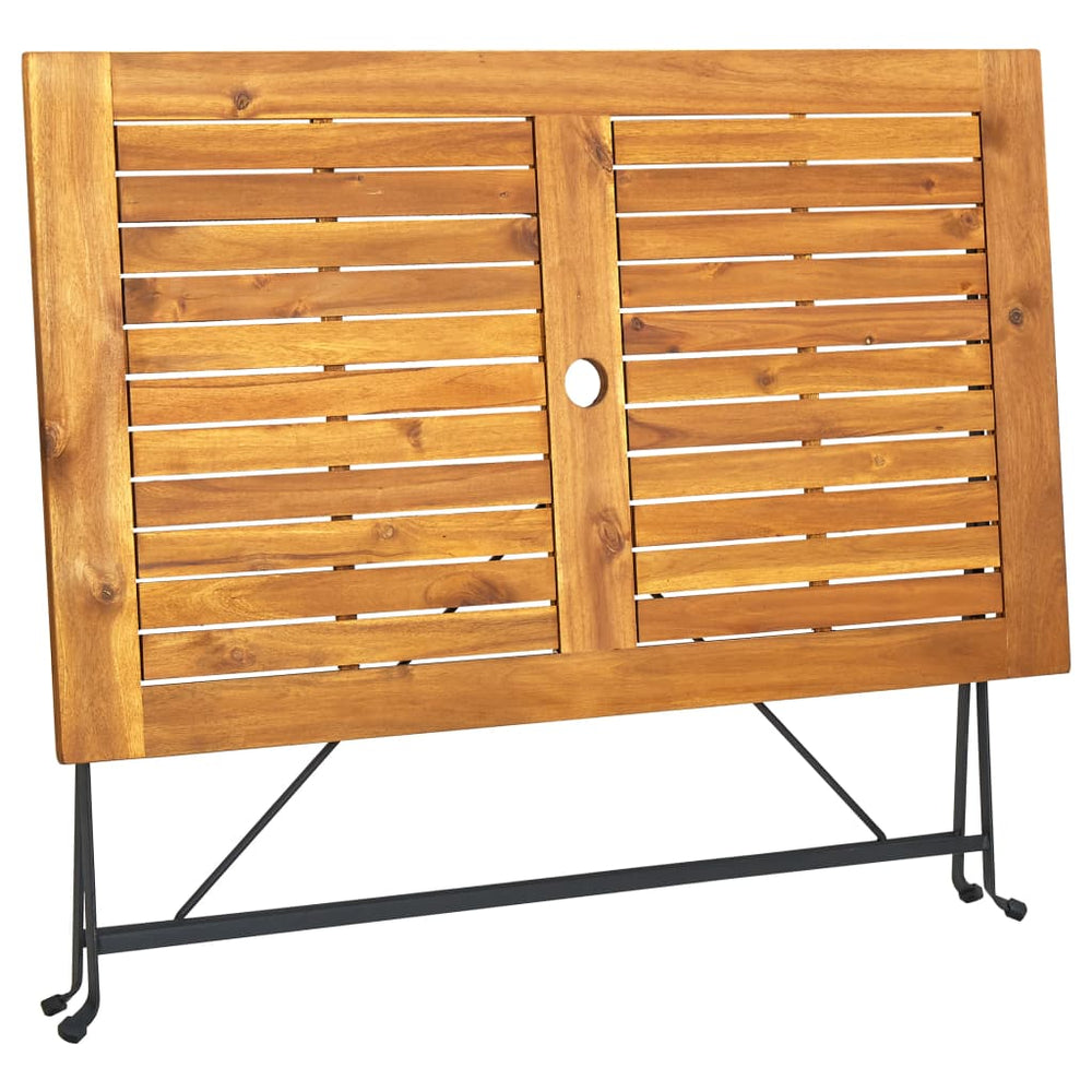 Tuintafel inklapbaar 120x70x74 cm massief acaciahout MeubelReus