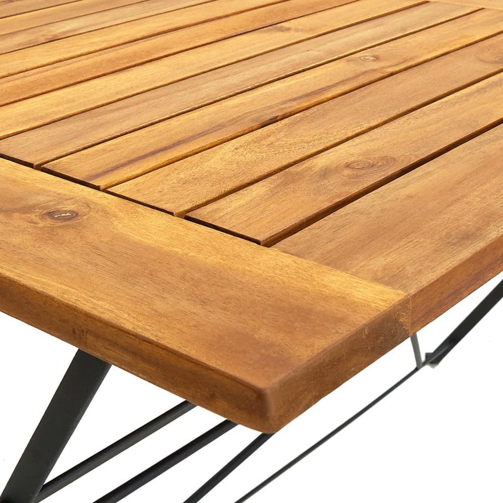 Tuintafel inklapbaar 120x70x74 cm massief acaciahout MeubelReus