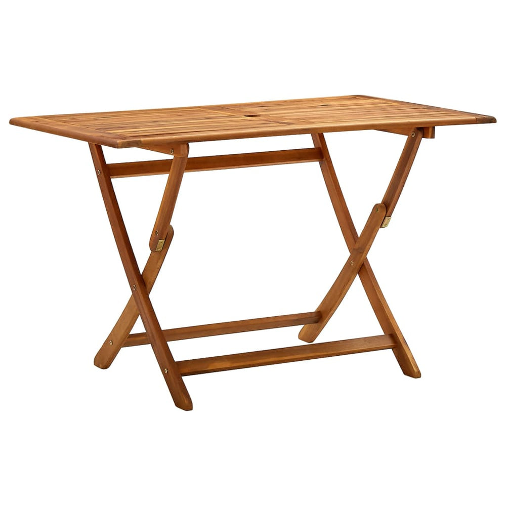 Tuintafel inklapbaar 120x70x75 cm massief acaciahout MeubelReus