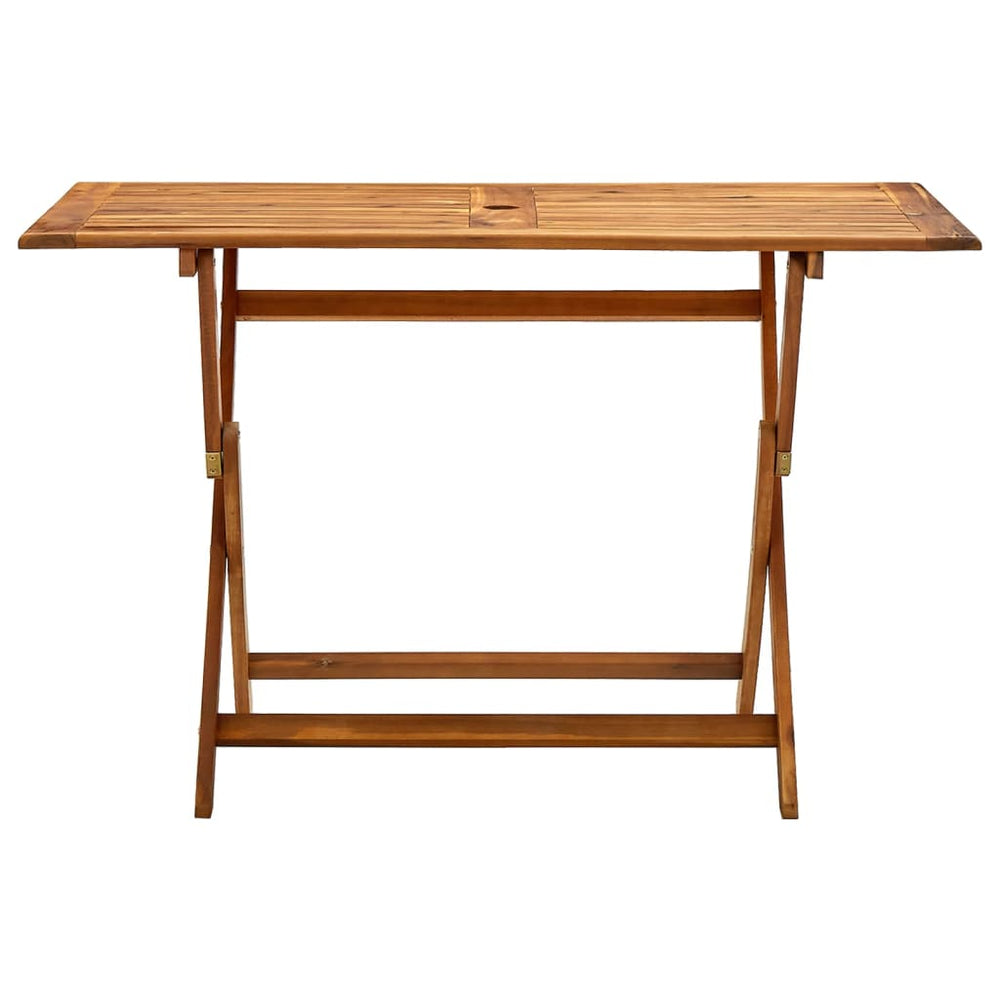 Tuintafel inklapbaar 120x70x75 cm massief acaciahout MeubelReus