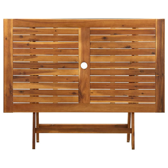 Tuintafel inklapbaar 120x70x75 cm massief acaciahout MeubelReus