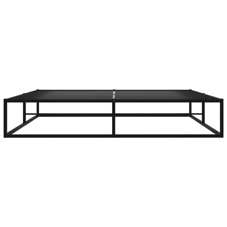 Bedframe metaal zwart 160x200 cm