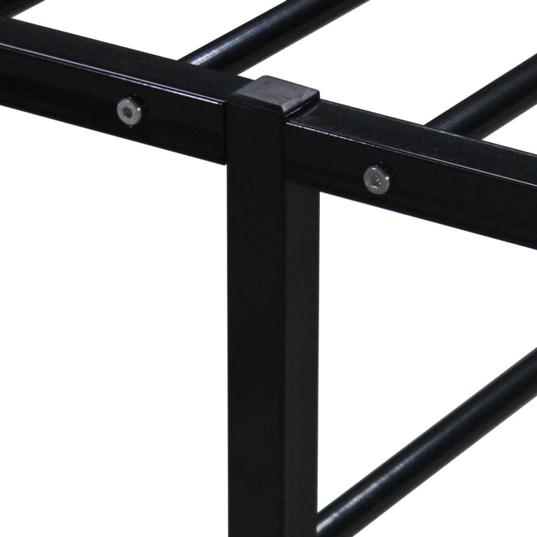 Bedframe metaal zwart 160x200 cm