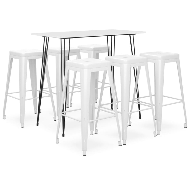 7-delige Barset wit MeubelReus
