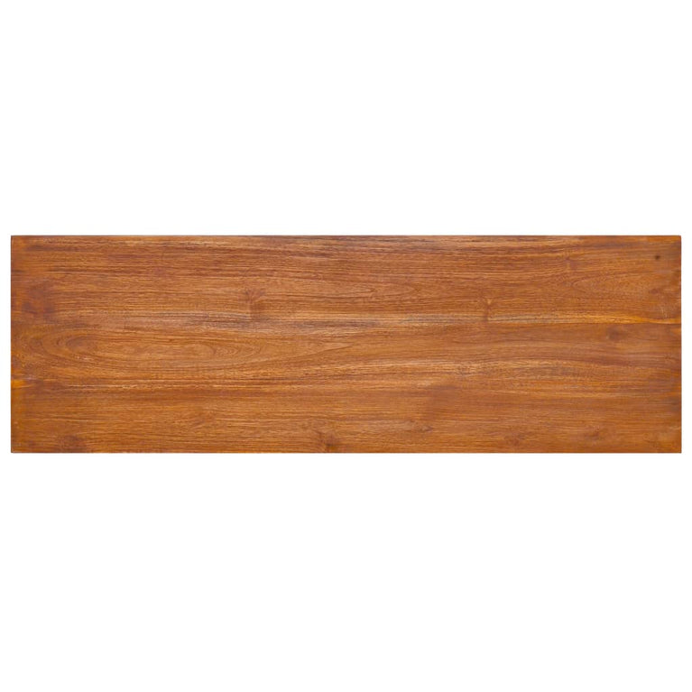 Tv-meubel wandmontage 180x30x30 cm massief teakhout MeubelReus