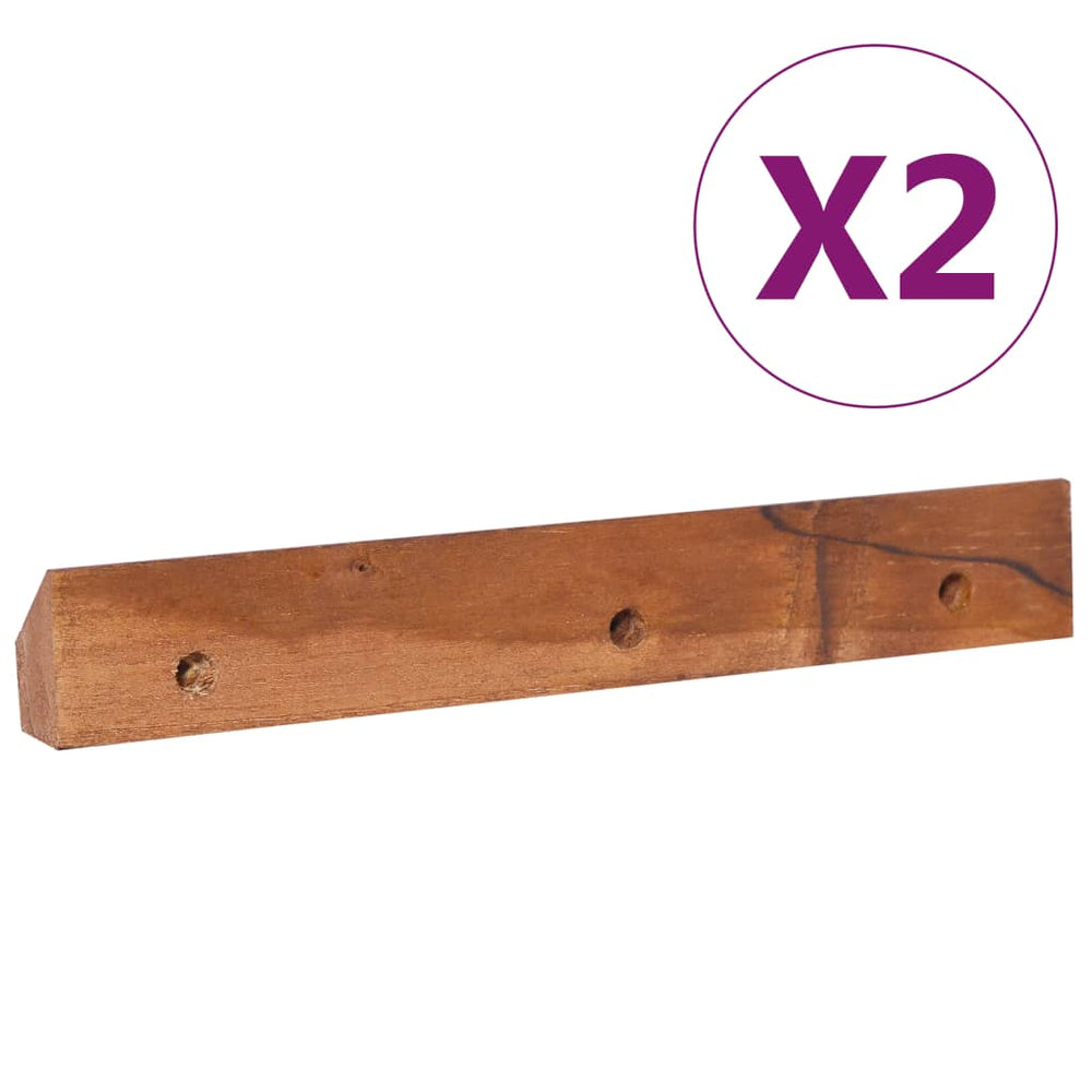 Tv-meubel wandmontage 180x30x30 cm massief teakhout MeubelReus