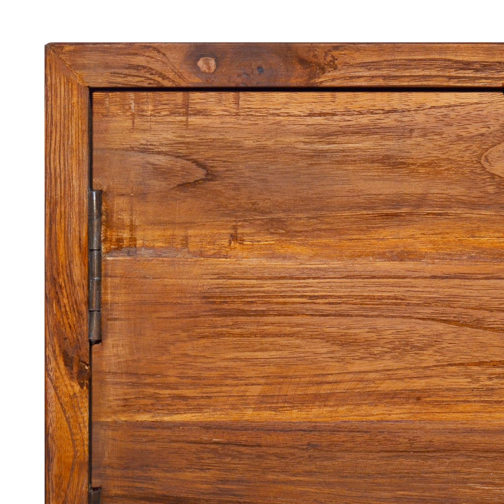 Tv-meubel wandmontage 180x30x30 cm massief teakhout MeubelReus