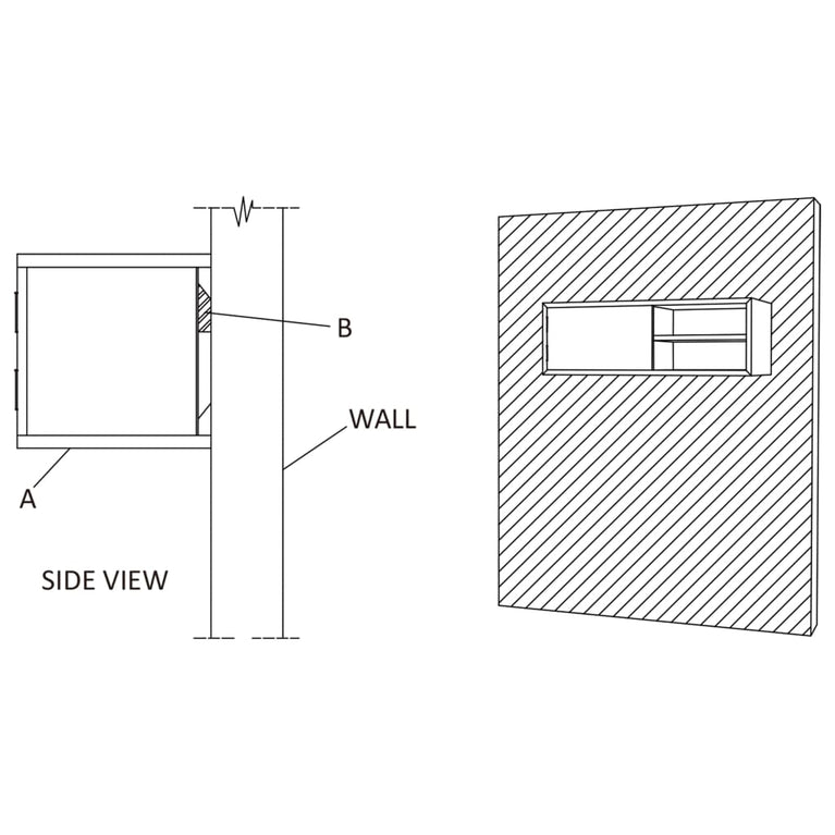 Tv-meubel wandmontage 180x30x30 cm massief teakhout MeubelReus