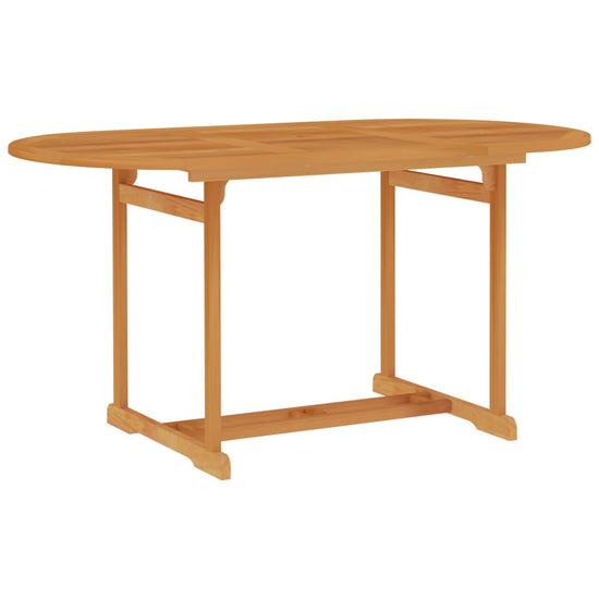 Tuintafel 150x90x75 cm massief teakhout MeubelReus