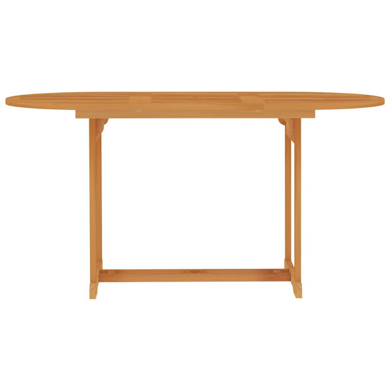 Tuintafel 150x90x75 cm massief teakhout MeubelReus
