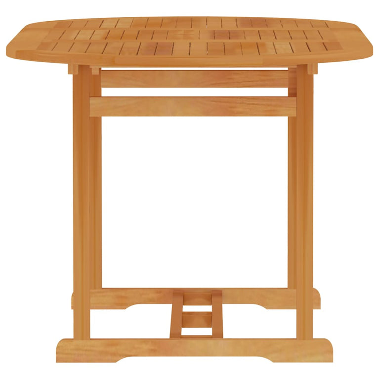 Tuintafel 150x90x75 cm massief teakhout MeubelReus
