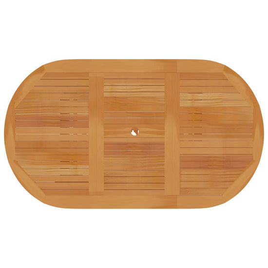 Tuintafel 150x90x75 cm massief teakhout MeubelReus