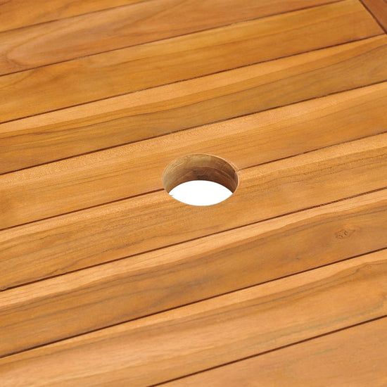 Tuintafel 150x90x75 cm massief teakhout MeubelReus