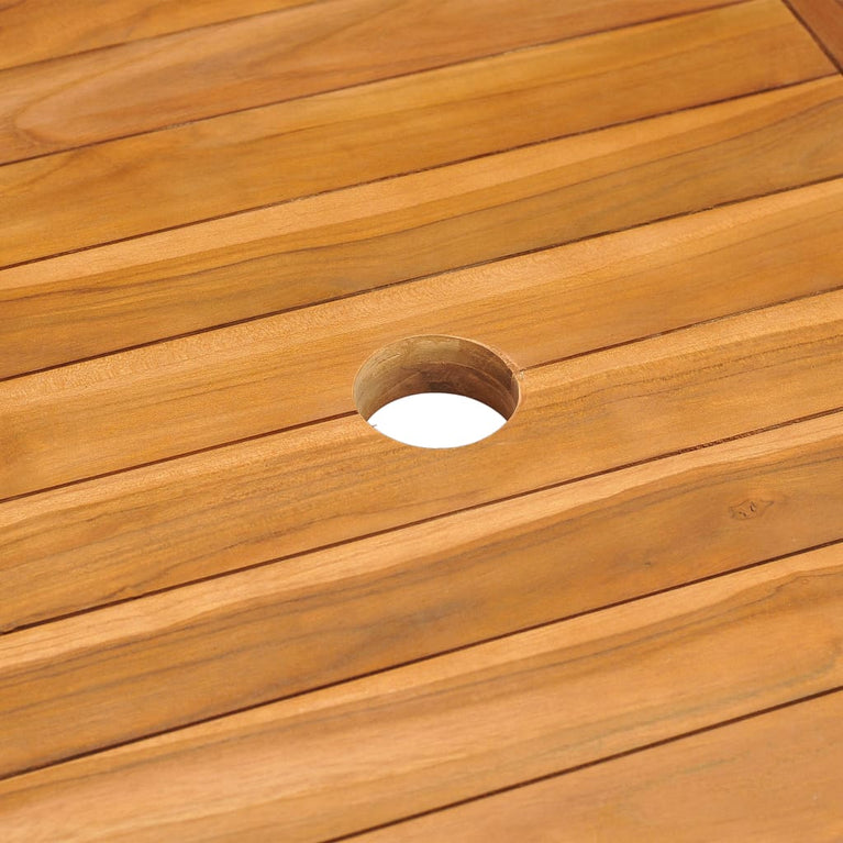 Tuintafel 150x90x75 cm massief teakhout MeubelReus