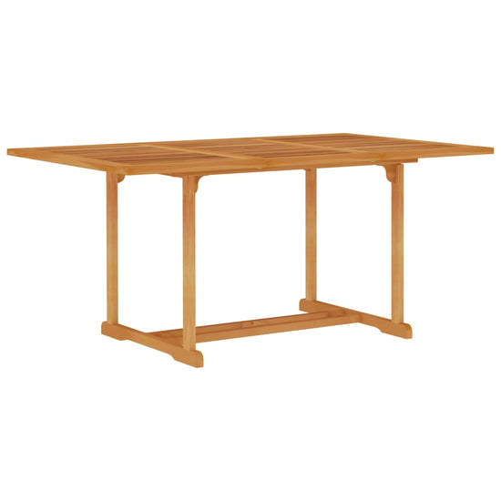 Tuintafel 150x90x75 cm massief teakhout MeubelReus
