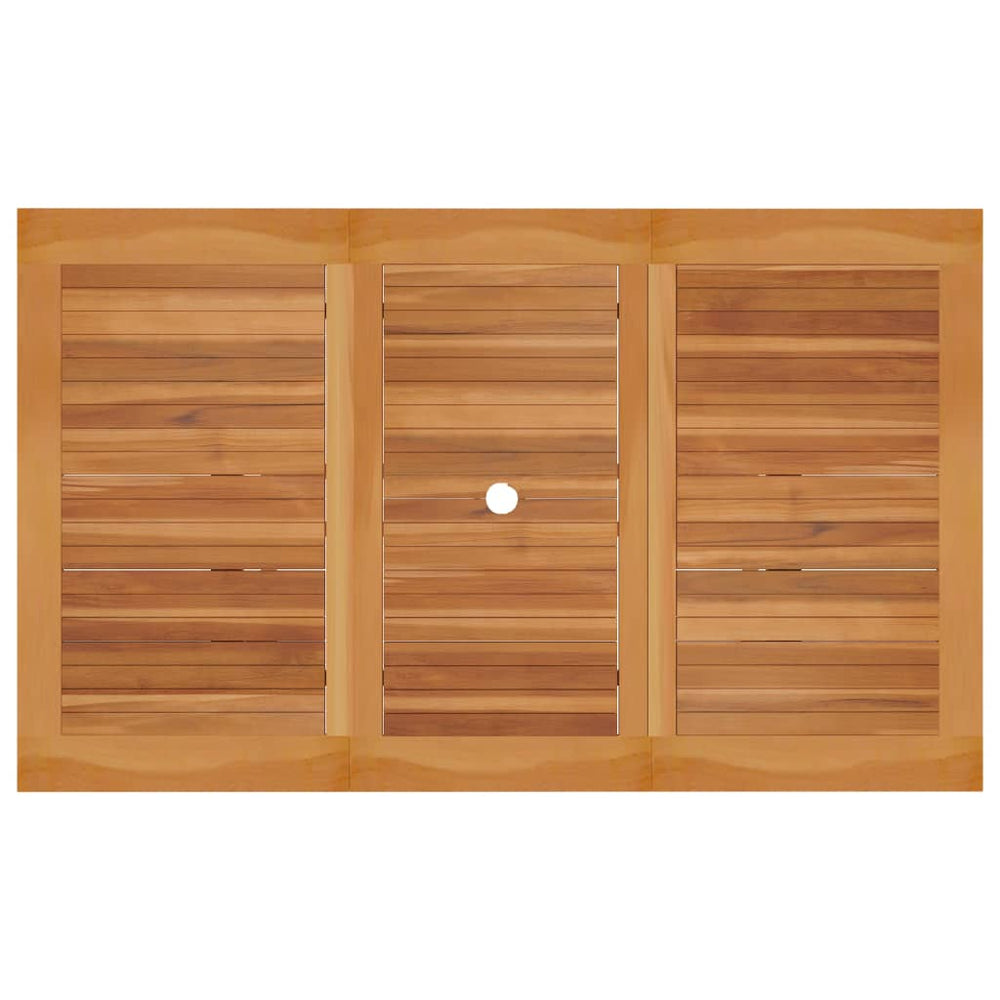 Tuintafel 150x90x75 cm massief teakhout MeubelReus
