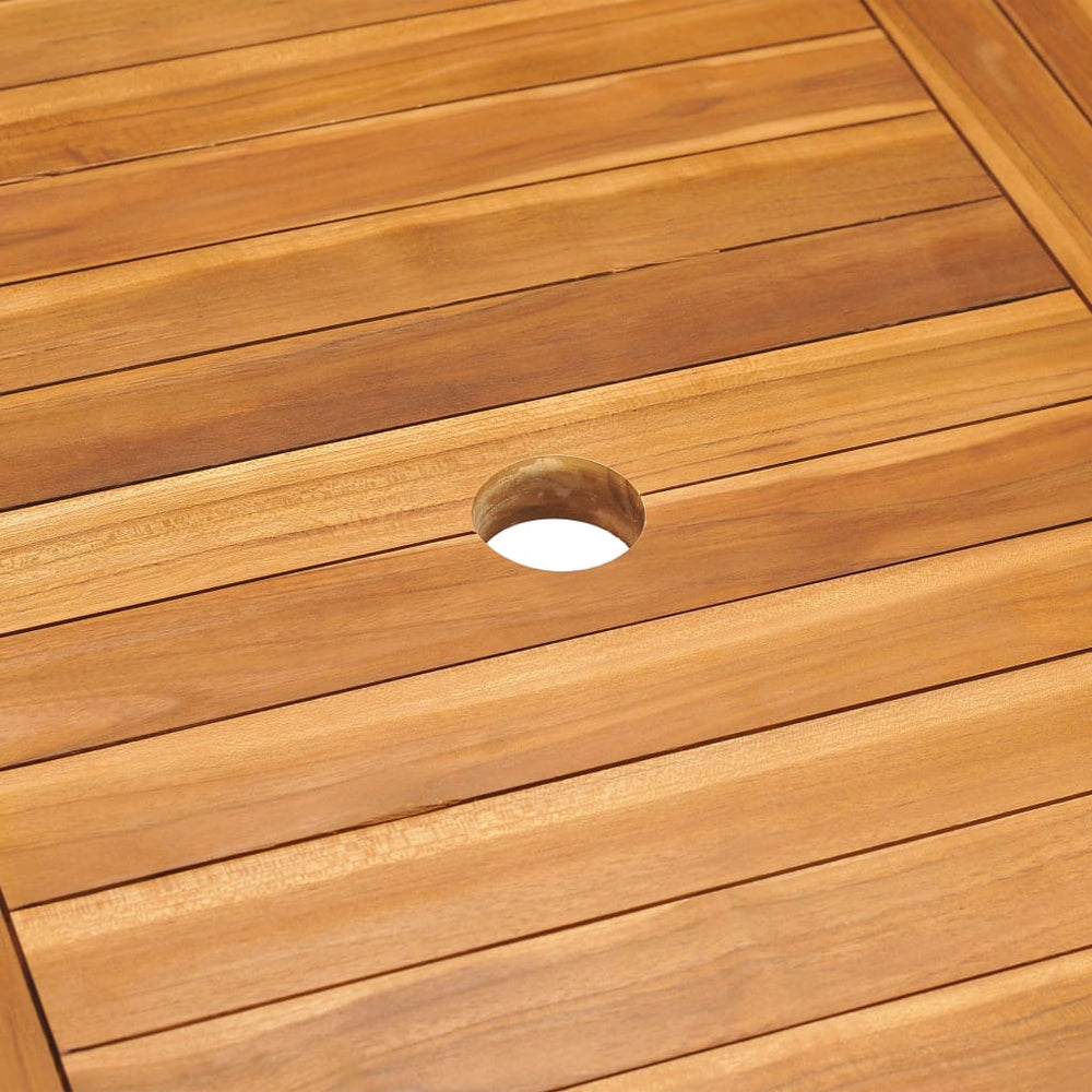 Tuintafel 150x90x75 cm massief teakhout MeubelReus