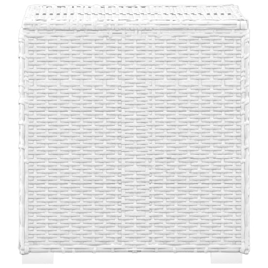 3-delige Ligbeddenset met theetafel poly rattan wit MeubelReus