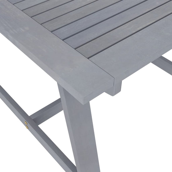 3-delige Tuinset massief acaciahout grijs MeubelReus