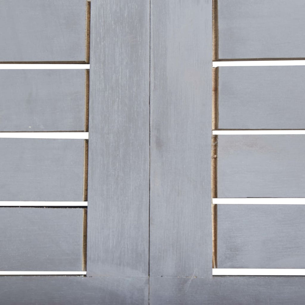 7-delige Tuinset massief acaciahout grijs MeubelReus