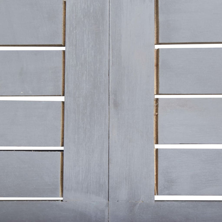 7-delige Tuinset massief acaciahout grijs MeubelReus