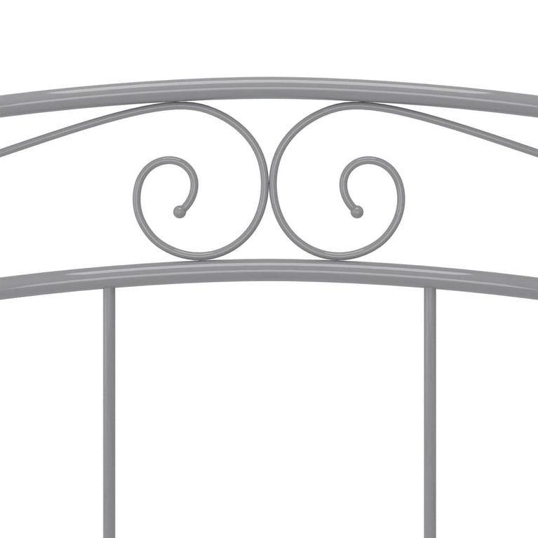 Bedframe metaal grijs 160x200 cm
