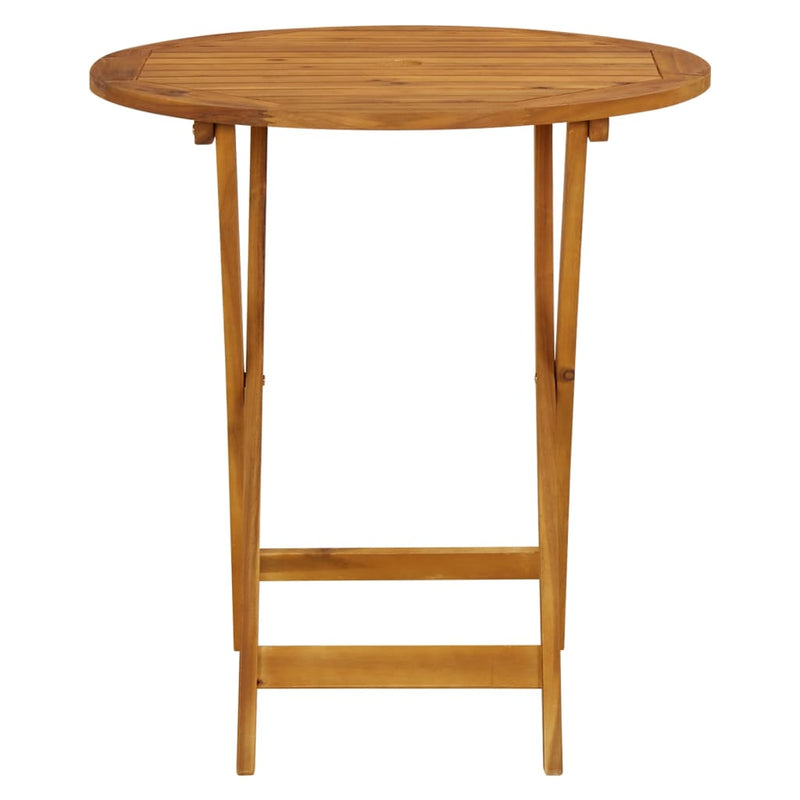 Tuintafel inklapbaar 70 cm massief acaciahout MeubelReus