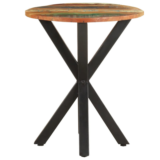 Bijzettafel 48x48x56 cm massief gerecycled hout MeubelReus