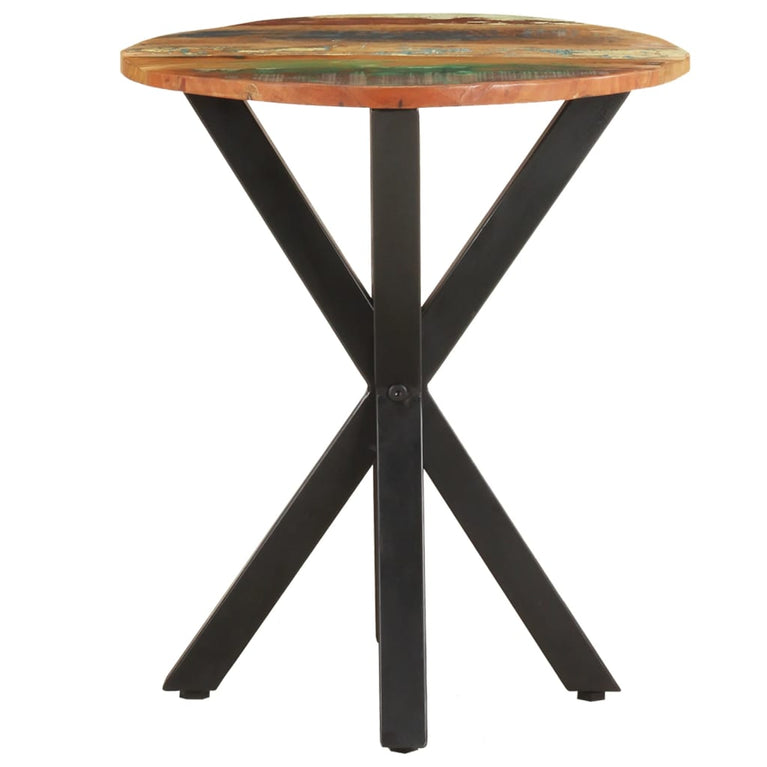 Bijzettafel 48x48x56 cm massief gerecycled hout MeubelReus