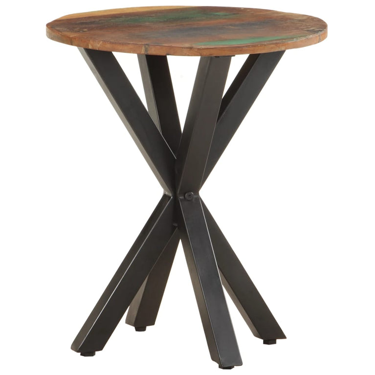Bijzettafel 48x48x56 cm massief gerecycled hout MeubelReus