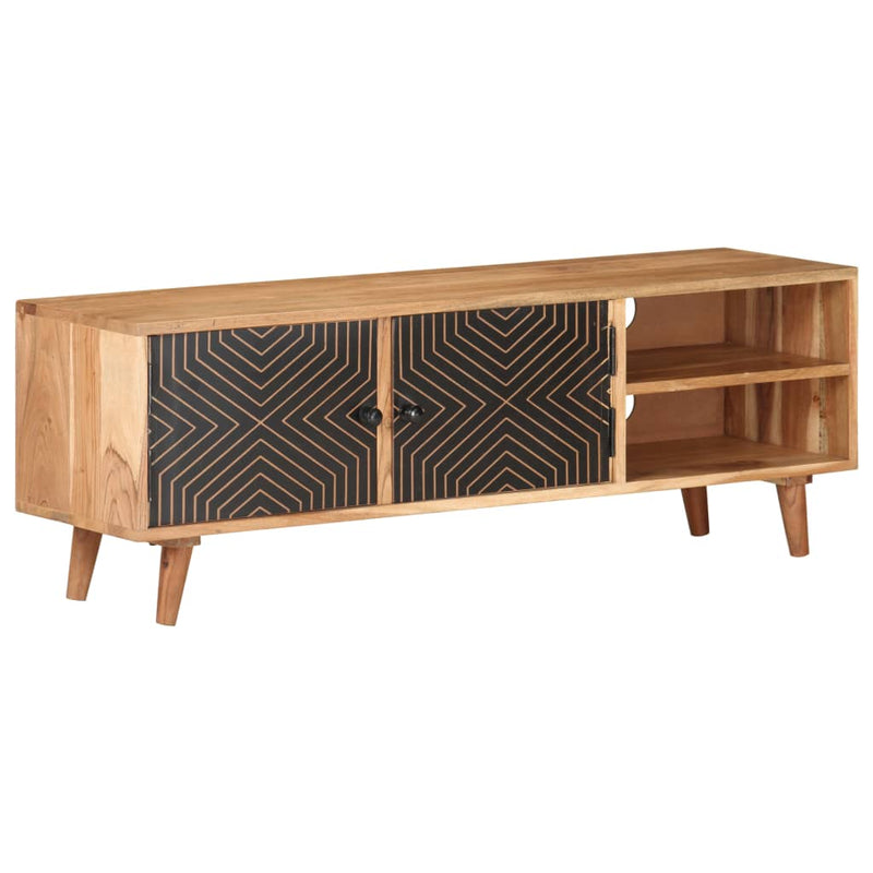 Tv-meubel 115x30x39 cm massief acaciahout MeubelReus